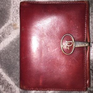 Dior leather wallet vintage